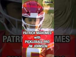 #shorts #pickleball  #patrick mahomes meets Pickleball Pro JW Johnson #ppa