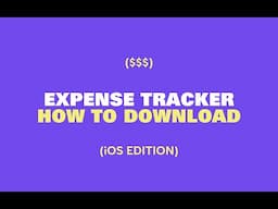 Expense Tracker - Download on iOS + Add to Homescreen | Debbbag