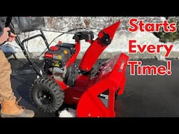 How to Store Your Snow Blower / So it Starts Every Time