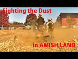 NO WASTE in AMISH LAND -- Mowing, Raking, and Baling Corn Fodder in Lancaster County, Pennsylvania