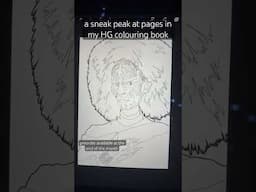 a sneak peak at pages in my Hunger Games colouring book #hungergames #digitalart