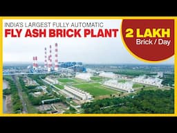 India's Largest, 2,00,000 Bricks / Day , Fully Automatic Fly Ash brick Machine Plant - Neptune Ind.