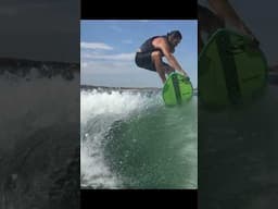 Wanna surf ? - #shortsfeed #wakesurf #wakeboarding #lake #boat #arizona #wakesurfing #summer