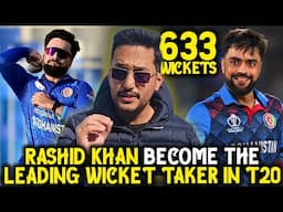 Rashid Khan becomes the leading wicket taker in T20 history with 633 wickets 🇦🇫⭐