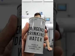 Drinking this water is an emergency