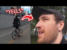 CDawgVA and fan get yelled at by random Biker...