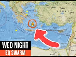 Latest update on Major EQ swarm near Santorini Volcano. Wednesday Night 2/5/2025