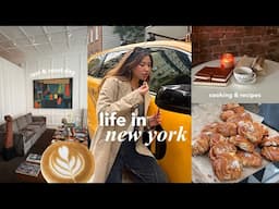 Living Alone in NYC ౨ৎ˚⟡ comfort meals + recipes & cozy days