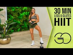 HIIT CHALLENGE - Legs and Glutes Dumbbell Workout! | GO - Day 8