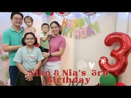 Niko and Nia's 3rd Birthday Party @yellowyum