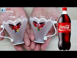 Transform Plastic Bottles Into Beautiful Cups