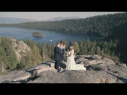 The MOST BEAUTIFUL MOUNTAIN ELOPEMENT ever ! | Lake Tahoe Wedding | Simply Eloped