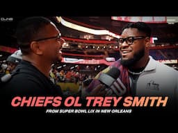 Patriots Free Agent Target OL Trey Smith on Upcoming Free Agency | Super Bowl LIX Opening Night