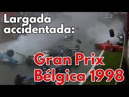 Fórmula 1:  Largada Accidentada Gran Prix Bélgica 1998