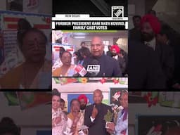 Delhi Assembly Elections: Former President Ram Nath Kovind and his family cast their votes