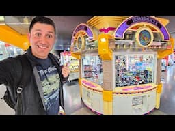 50 Coin Claw Machine Challenge at this Arcade in Japan!