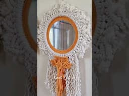 Macrame Mirror Wall Hanging Tutorial | Watch Full Tutorial on my Channel #macramewallhanging