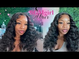 THE EASIEST WIG INSTALL FOR BEGINNERS: 22INCH  KINKY STRAIGHT 9X6 GLUELESS WIG|BGMgirl HAIR 💗