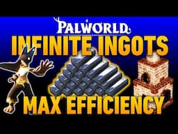 The Perfect Base Design For INFINITE Refined Ingots | Palworld Max Efficiency Guide | Coal & Ore