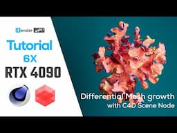 Differential Mesh Growth with Scene Nodes (Cinema 4D) | Tutorial | iRender