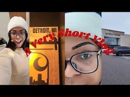 A VERY Short Vlog, Eyebrow microshading Update, Christmas Shopping, Arrested At Walmart