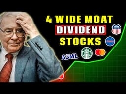 4 WIDE MOAT Dividend Stocks for Your Portfolio!