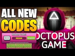 *NEW* OCTOPUS GAME ROBLOX CODES | OCTOPUS GAME CODES 2025 | CODES FOR OCTOPUS GAME