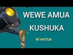 Wewe amua kushuka tu maisha yaendelee