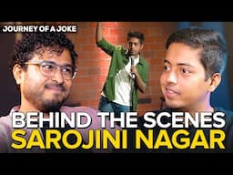 Filming the Sarojini Nagar Stand Up Set | Aakash Gupta