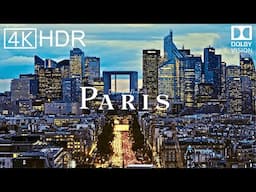 Paris, France 🇫🇷 in 4K HDR ULTRA HD 60 FPS Dolby Vision™ Drone Video