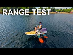 Huge 3D Printed Hydrofoil - Endurance Test and Control Dynamics