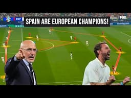 How Spain DOMINATED and Became European Champions! - England vs Spain Analysis