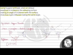 Boards|Physics|12|Wave Optics|Huygen's Principle....