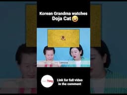 Korean Grandma Reacts to Doja Cat -Juice💦 #shorts