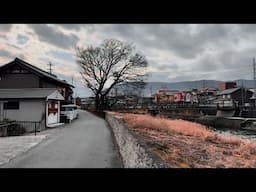 4K Walk Japan - Beautiful Japanese Winter 🥶 Morning Walking Tour Ena, Japan