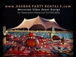 Moroccan Vibes Event Design by KASBAH PARTY RENTALS call 310 895 8888