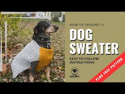 Crochet Dog Sweater