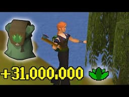 I got 30m herblore XP without farming (Raging Echoes #5)