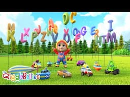 ABC Song | Learn Alphabets With Monster Trucks | Nursery Rhymes - GiggleBellies