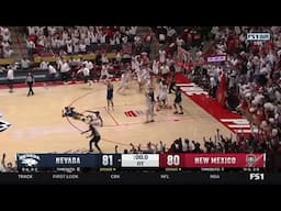 New Mexico hits wild buzzer beater to beat Nevada