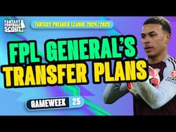 ISAK + GORDON OUT?! ❌ | FPL GENERAL'S GW25 TRANSFER PLANS! 🔥 | Fantasy Premier League Tips 2024/25