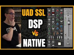 UAD SSL 4000e Channel Strip | Native vs DSP | How Many Can Your Session Run?