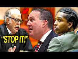 A$AP Rocky Assault Trial Judge SCREAMS at Prosecutor! - Day 8