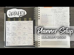 2025 Planner Setup: My January Layout + How I’m Organizing My Month