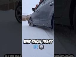 Why Snow Tires? #snow #tires #winter #cold #car #safety #safe #slip #snowtires