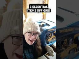 3 ESSENTIAL ITEMS FOR OFF GRID LIVING #alaskaliving #Alaska ##lifeinalaska