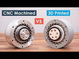 CNC Machined vs 3D Printed Cycloidal Drive