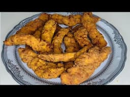 How To Make Super Crispy Chicken Tenders | Cooking With Liz