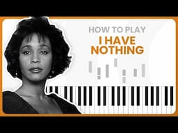 I Have Nothing - Whitney Houston - PIANO TUTORIAL (Part 1)