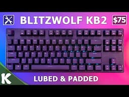 BlitzWolf KB2 Optical Keyboard Review | Teardown + Lubrication & Padding